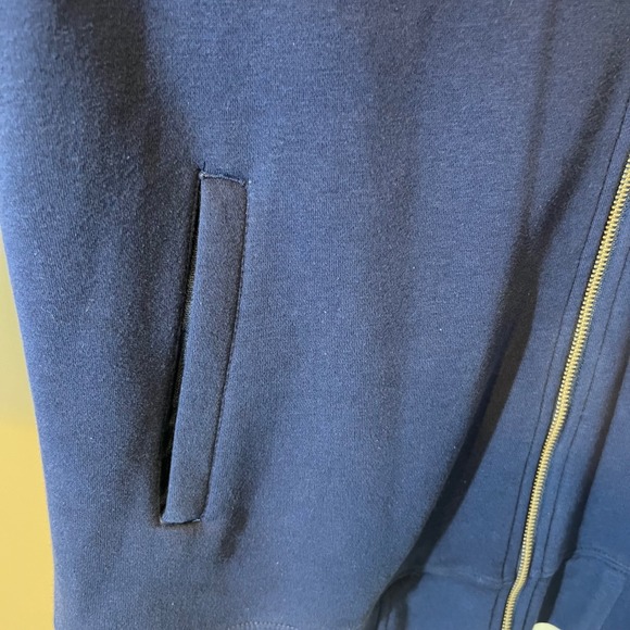 Members Only Mens Classic Fleece Full Zip Navy Vented Jacket Size XL NWOT Iconic - Picture 8 of 15